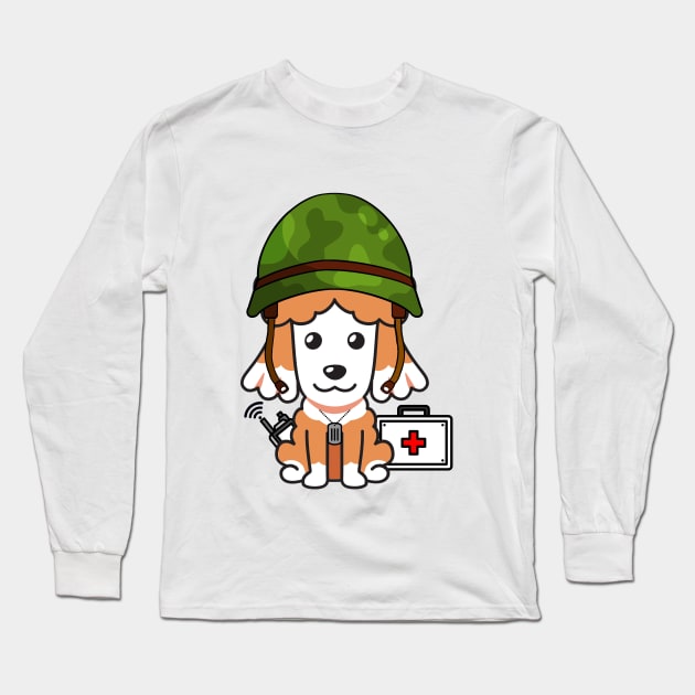 Medic Poodle Long Sleeve T-Shirt by Pet Station